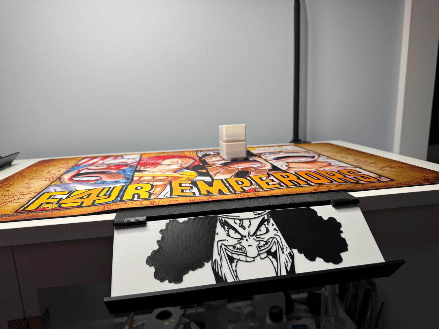 Hanging Card Holder & Stand, Blackbeard, Foldable and Portable, V2 w/colors for any TCG!