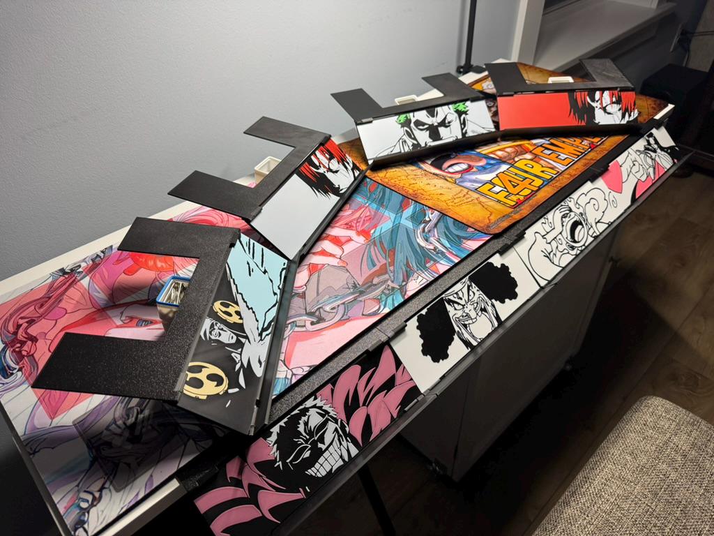 Hanging Card Holder, Custom Character/Design, Foldable and Portable, V2 w/colors for any TCG!