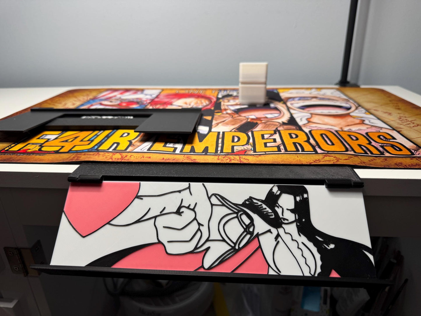 Hanging Card Holder & Stand, Boa Hancock, Foldable and Portable, V2 w/colors for any TCG!