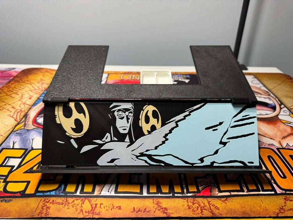 Hanging Card Holder & Stand, Enel, Foldable and Portable, V2 w/colors for any TCG!