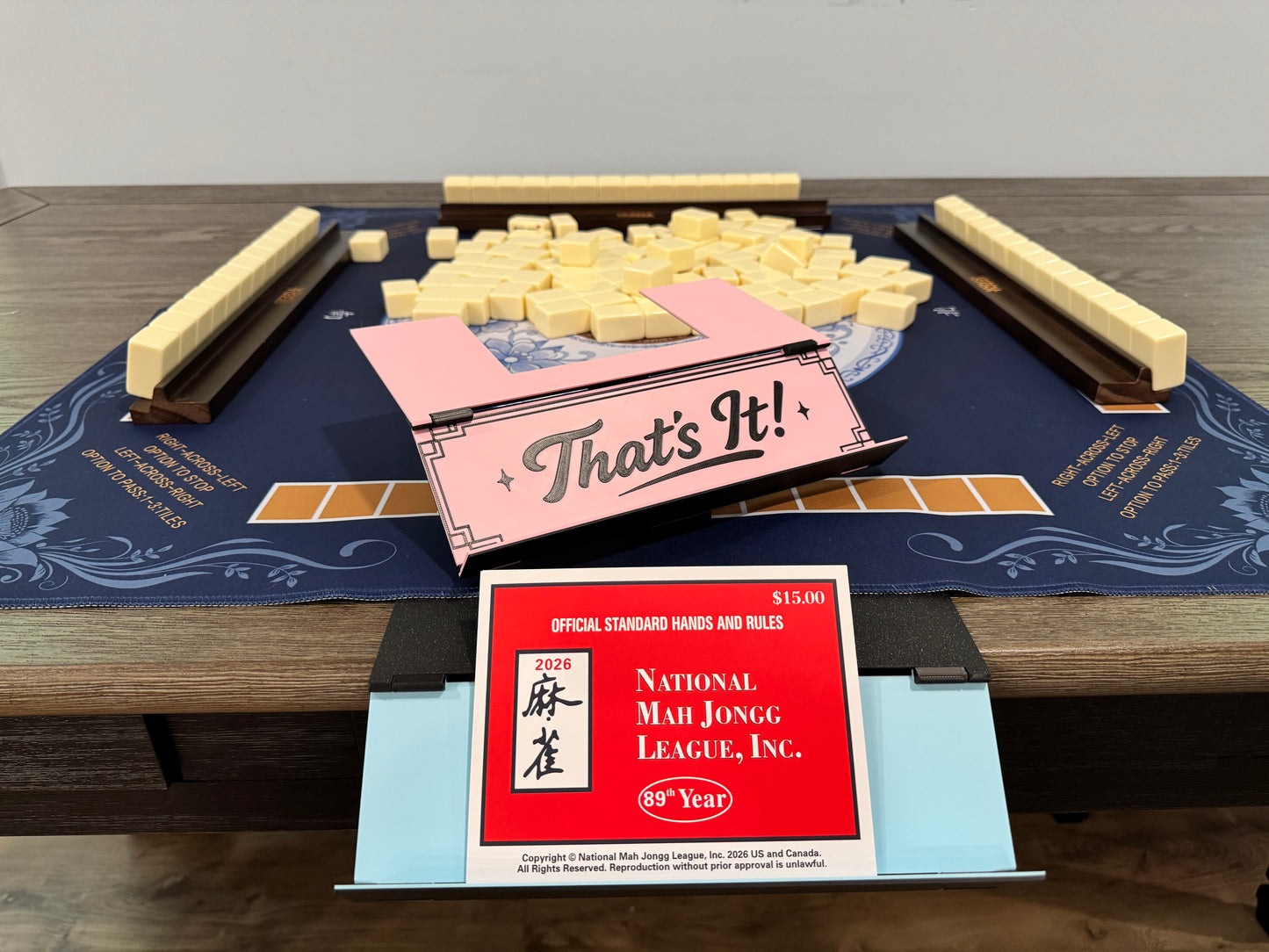 That's It! - Mahjong Card Holder – Hands-Free NMJL Card Display