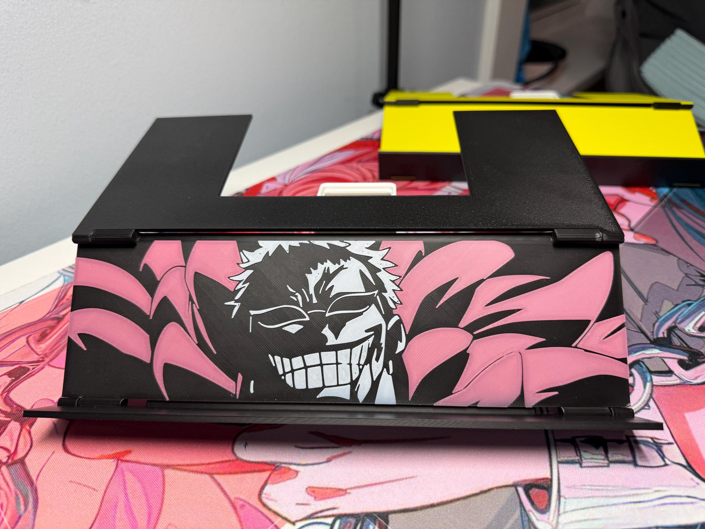 Hanging Card Holder & Stand, Doflamingo, Foldable and Portable, V2 w/colors for any TCG!