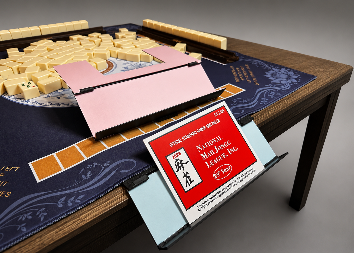 Foldable Mahjong Card Holder – Hands-Free NMJL Card Display