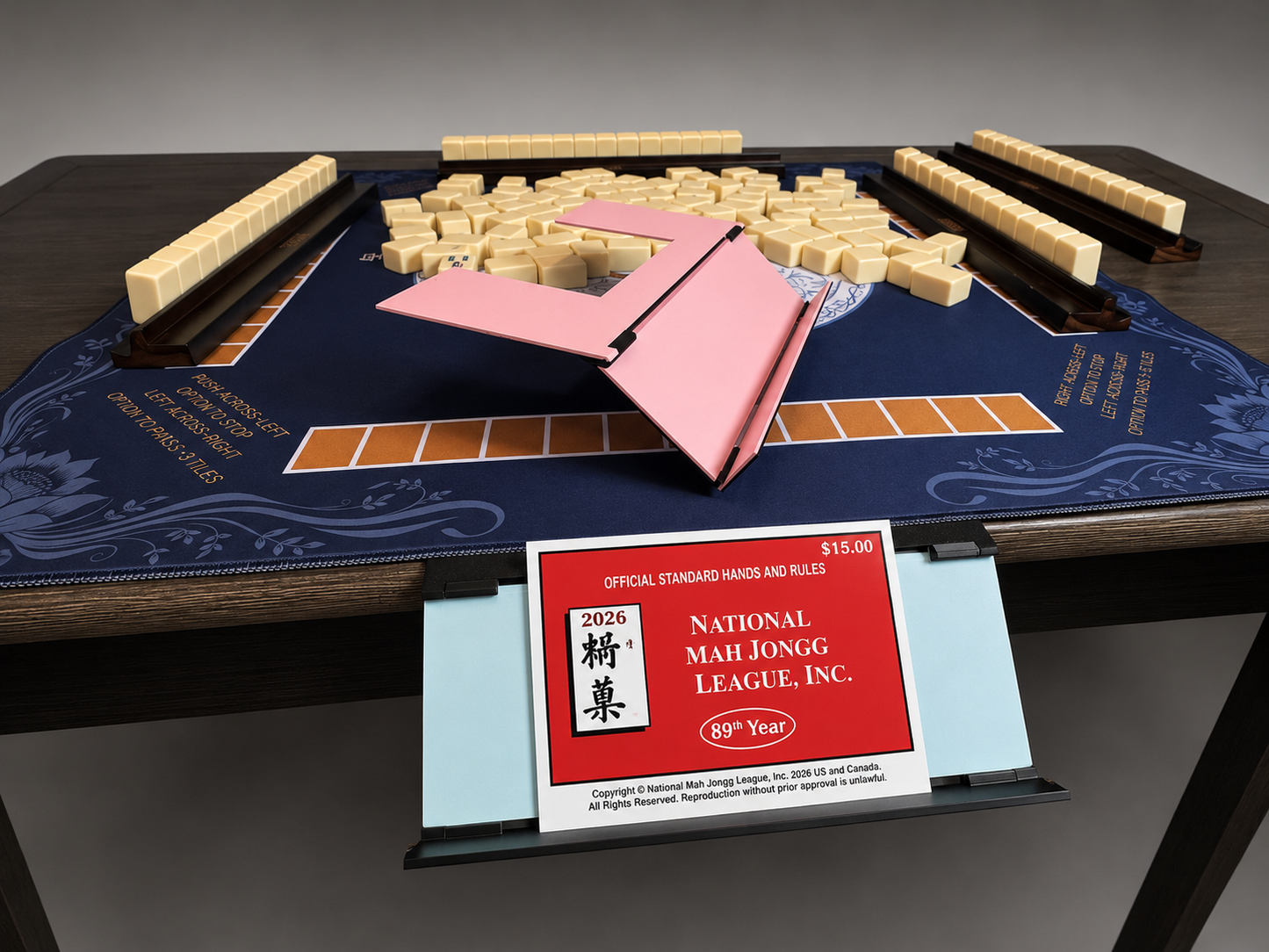 Foldable Mahjong Card Holder – Hands-Free NMJL Card Display