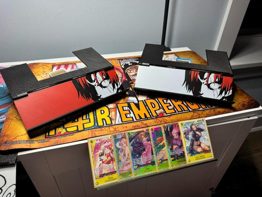 Hanging Card Holder & Stand, Shanks, Foldable and Portable, V2 w/colors for any TCG!