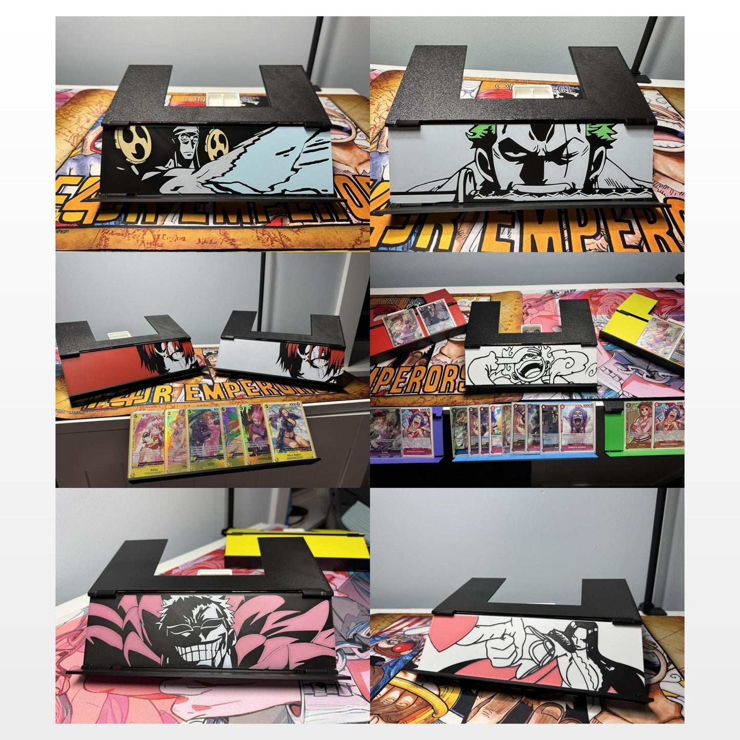 TCG Card Holder – Hands-Free Gameplay (Foldable & Portable) - Character Designs